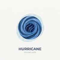 Free vector creative hurricane logo template