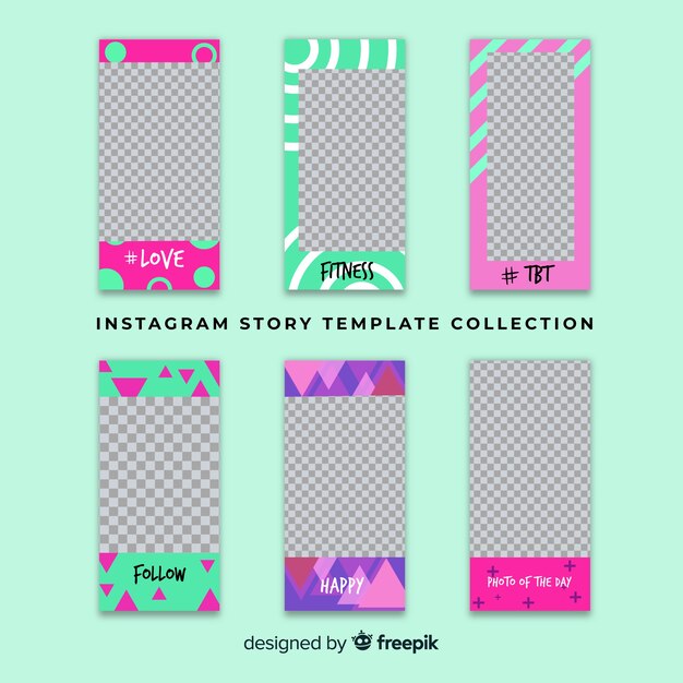 Creative instagram stories collection