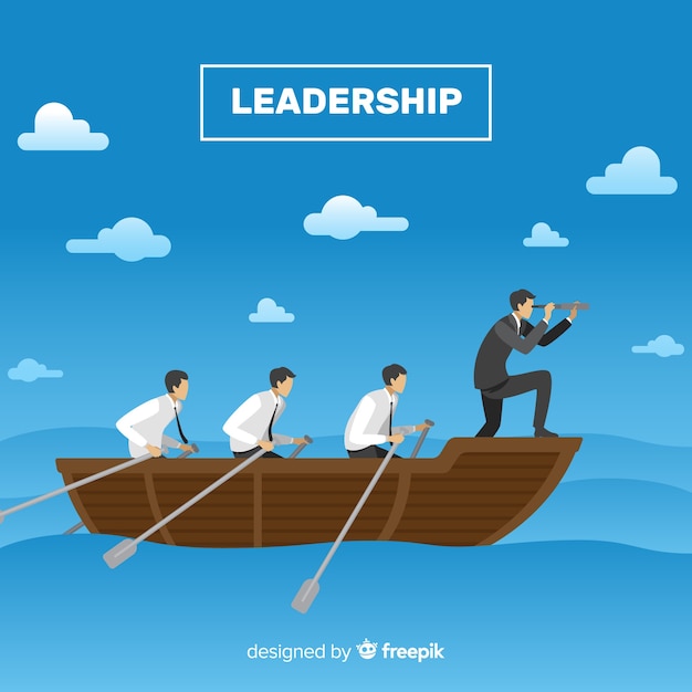 Free vector creative leadership concept