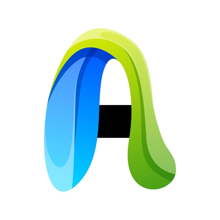 मुफ़्त वेक्टर creative letter a colorful logo design