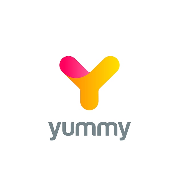 Creative letter y logo icon.