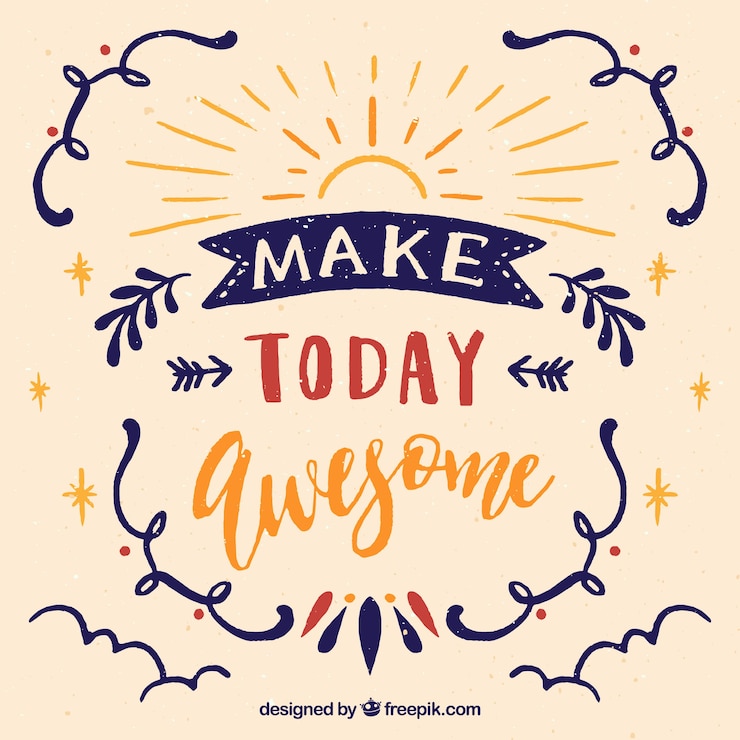 मुफ़्त वेक्टर creative lettering and quote design