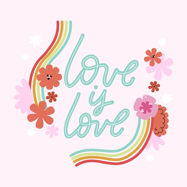 Creative love is love lettering
