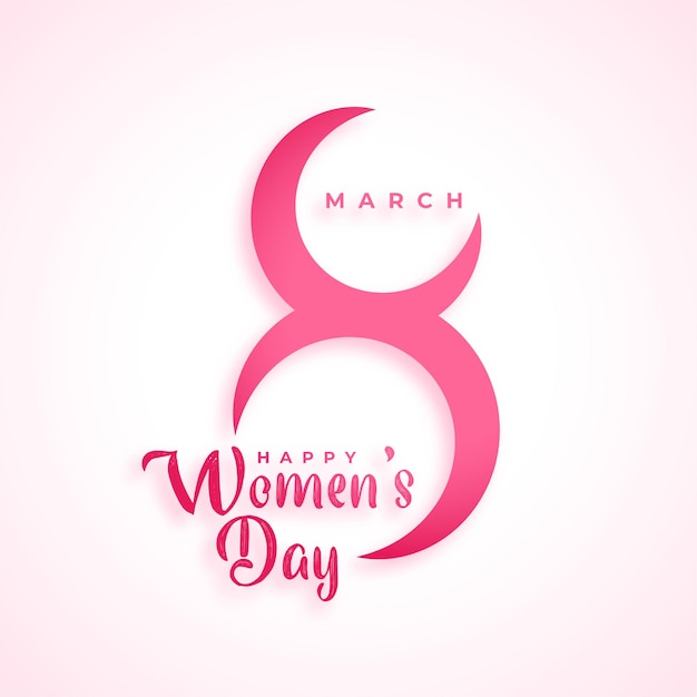 Creative march  womens day celebration background