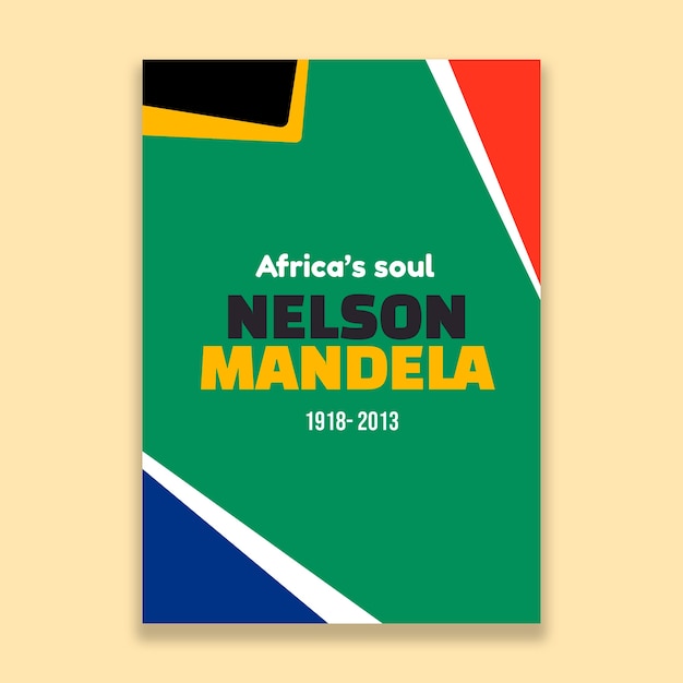 Creative nelson mandela poster