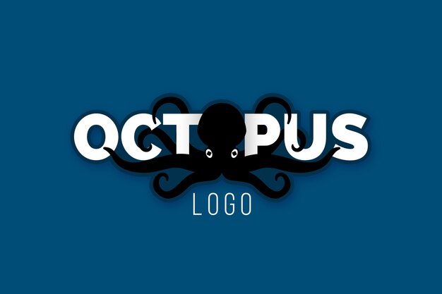 Logo design creativo polpo