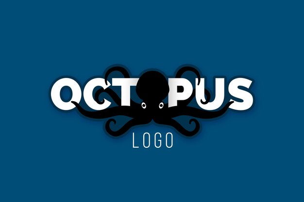 Креативный дизайн логотипа осьминога