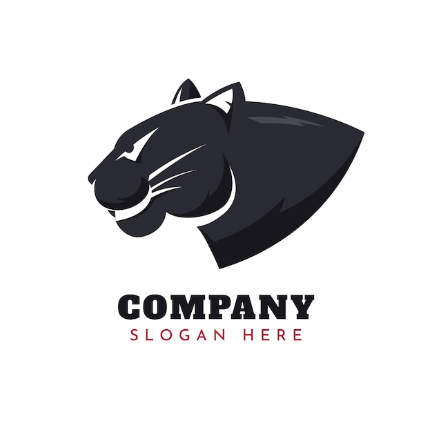 Creative panther logo template