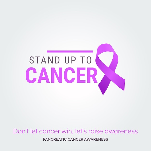 Free vector creative path to pancreatic cancer awareness vector background drive