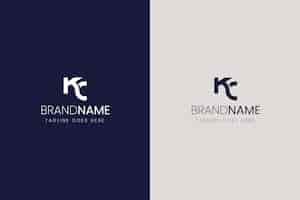 Free vector creative professional ck logo template