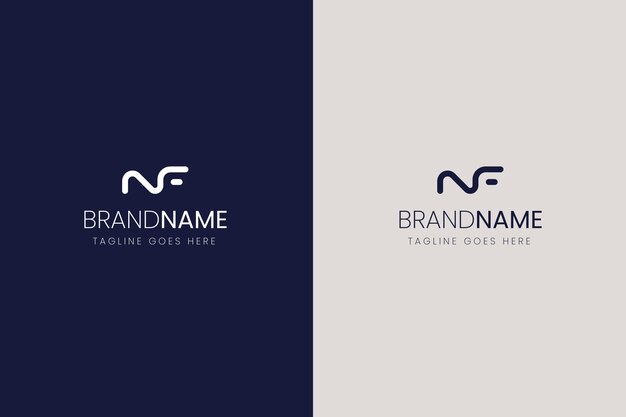 Creative professional fn logo template