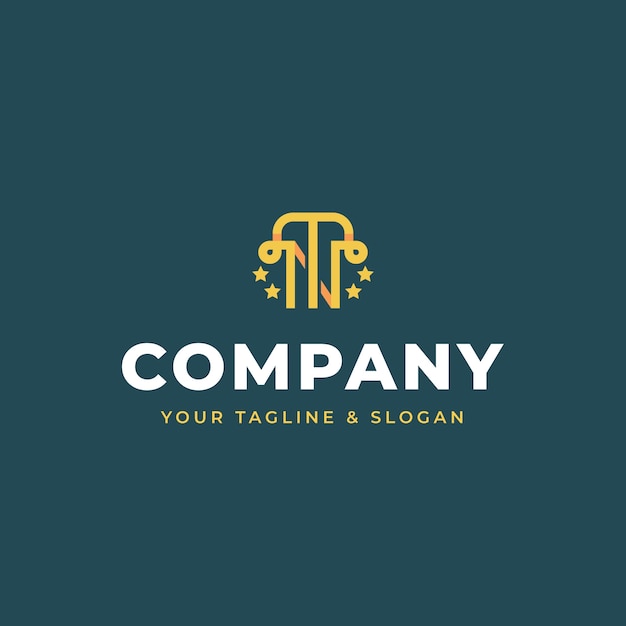 Creative professional tn logo template