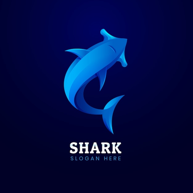 Creative shark logo template