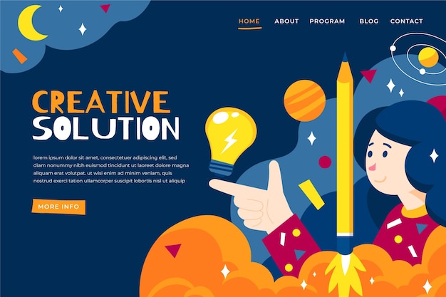 Creative solutions web template