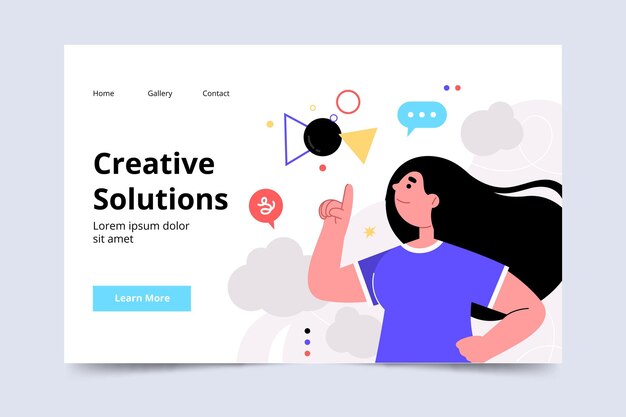 Creative solutions web template
