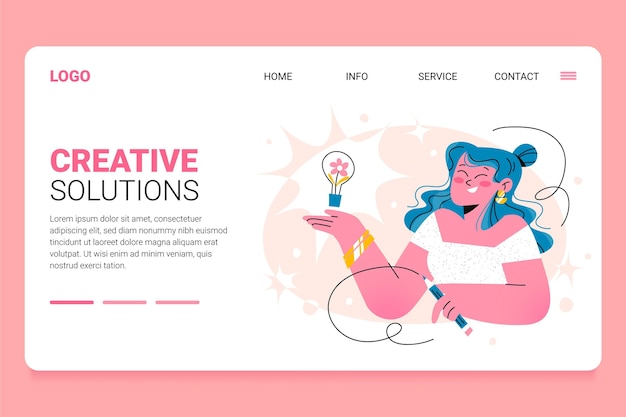 Creative solutions web template