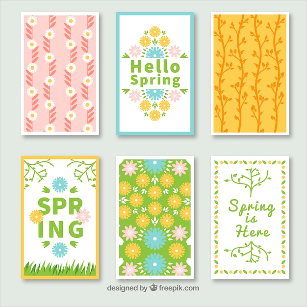Creative spring card pack