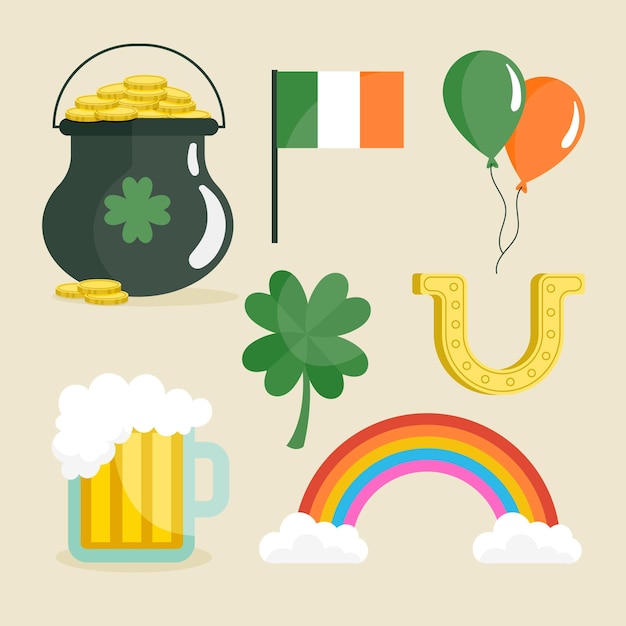 Free vector creative st. patrick's day elements