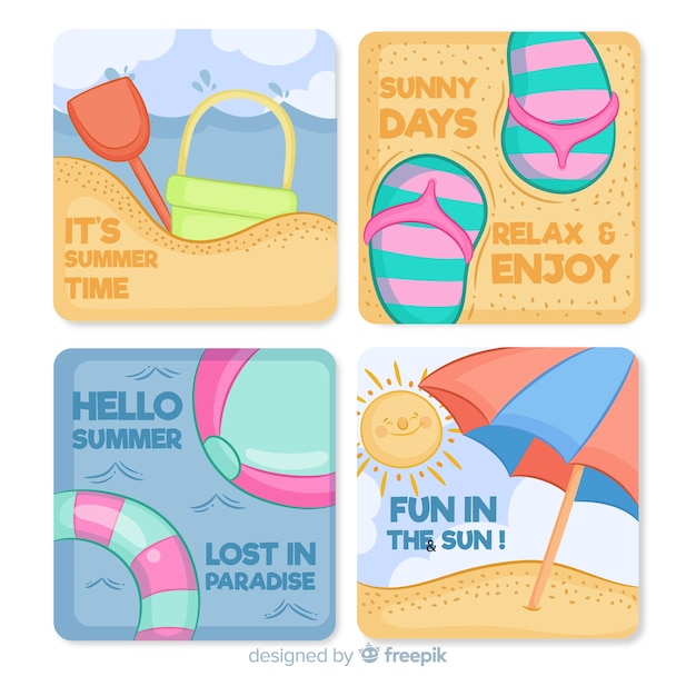 Creative summer cards