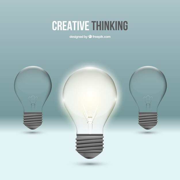 Creative thinking concept