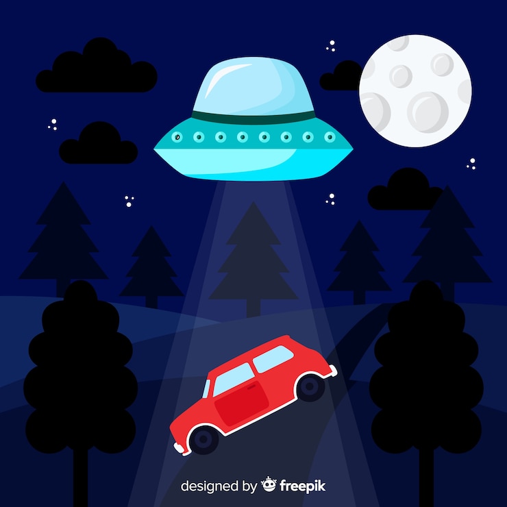 Бесплатный Вектор творческий фон ufo