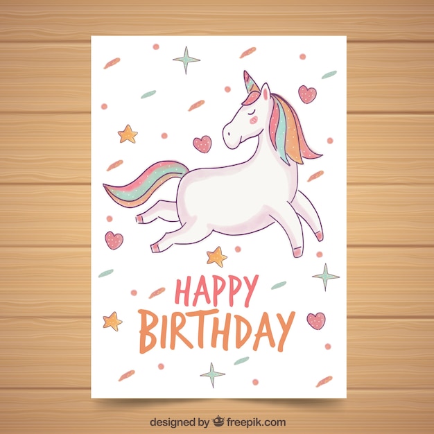 Creative unicorn poster