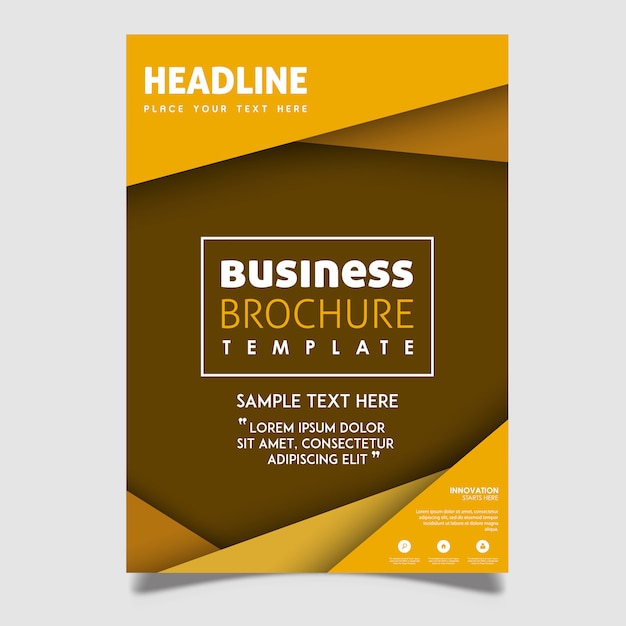 Free vector creative vector brochure designs