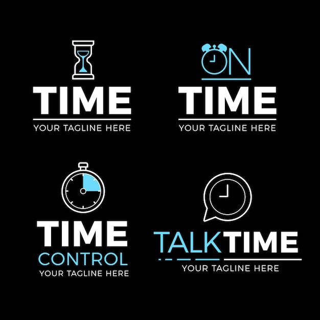 Creative watch logo templates