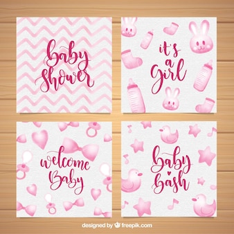 Creative welcome baby card templates