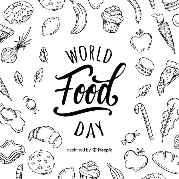 Free vector creative world food day background