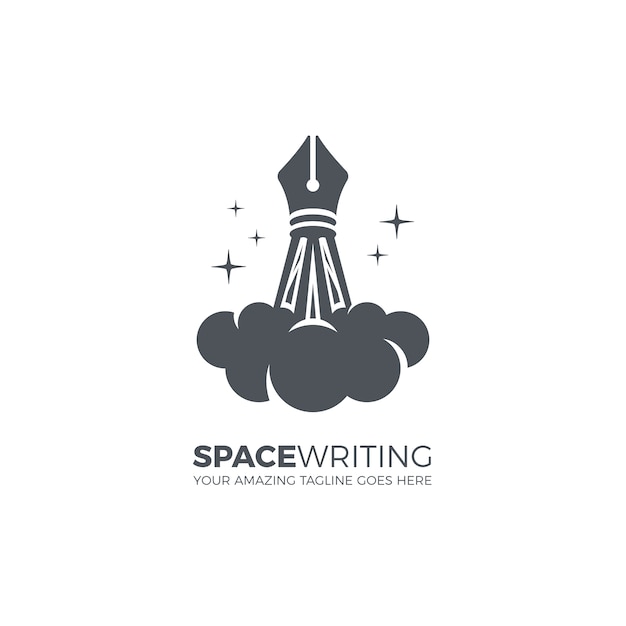 Creative writing logo template