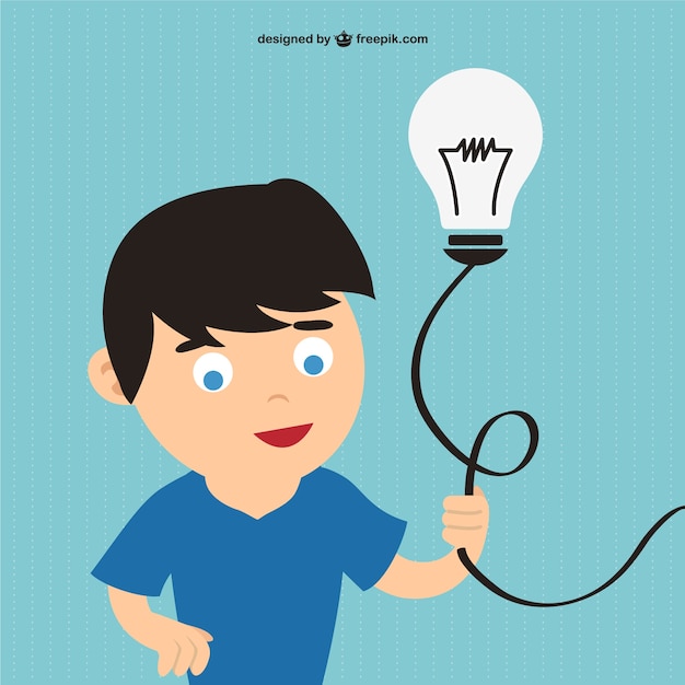 Free vector creativity concept cartoon