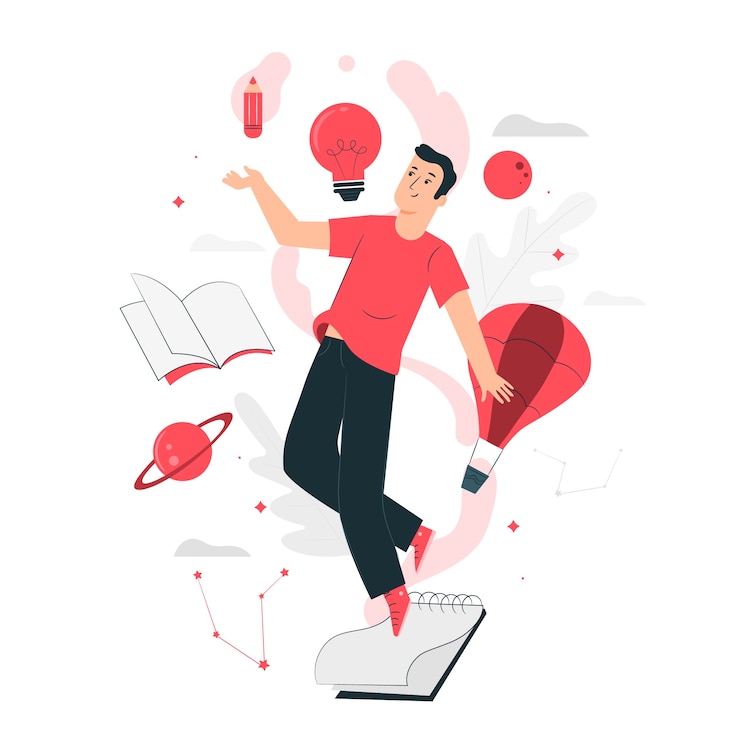 Free Vector creativity concept illustration