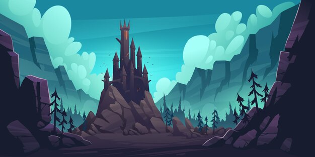 ファンタジー城 画像 無料のベクター ストックフォト Psd