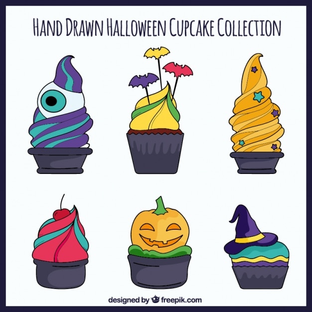 Creepy cupcakes for halloween