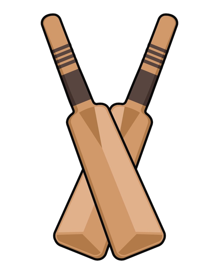 無料Vector クリケットバット イラスト