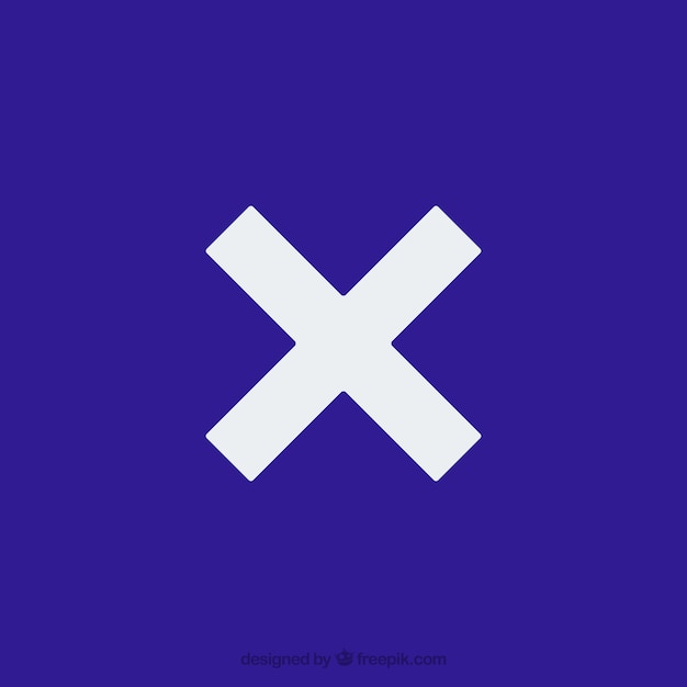 Free vector cross icon