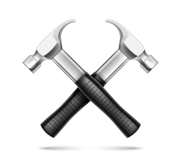 Free vector crossed hammers