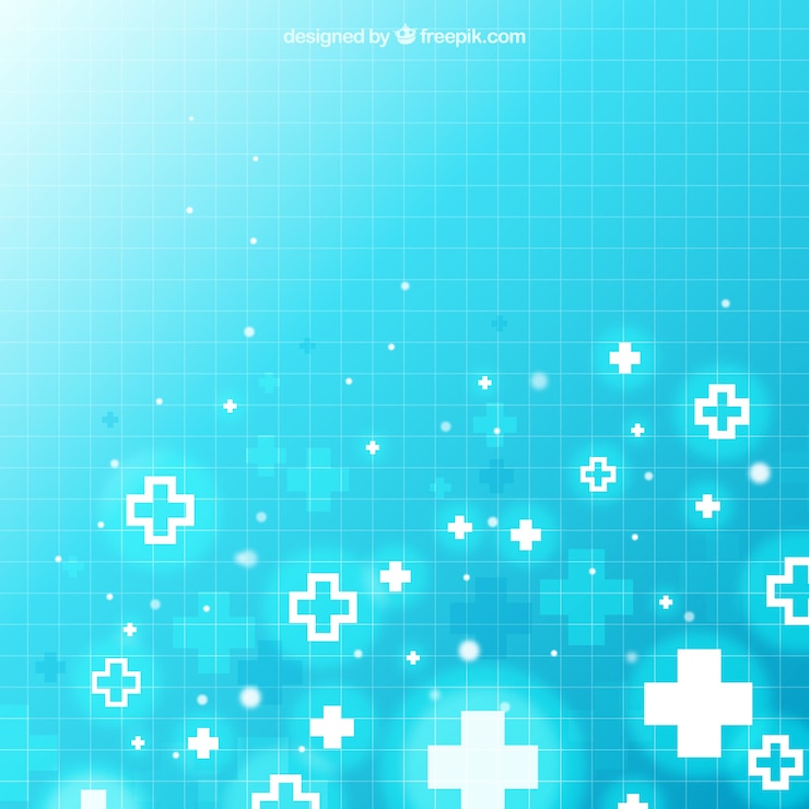 Free Vector crosses medical background 