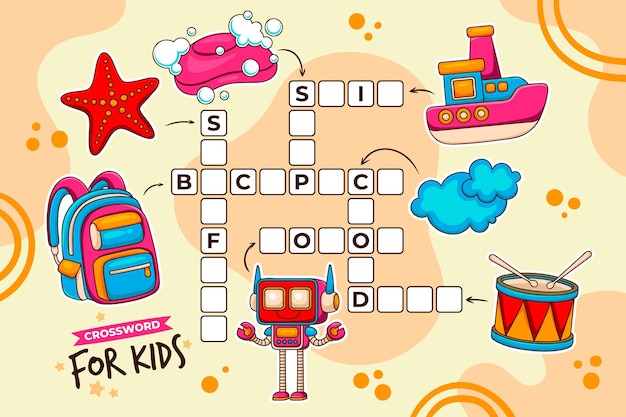 Crossword In English For Kids