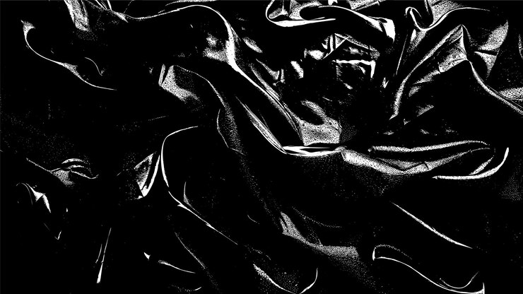 Free Vector crumpled black surface