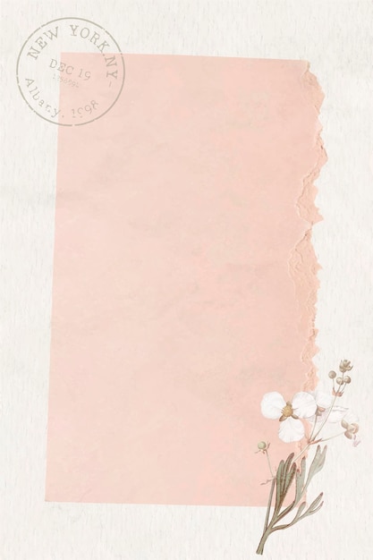 Мятой рваной бумаги розовый фон