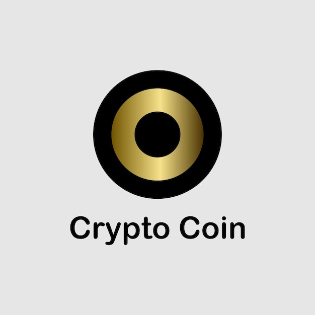 Crypto moneta bitcoin logo nuovo design