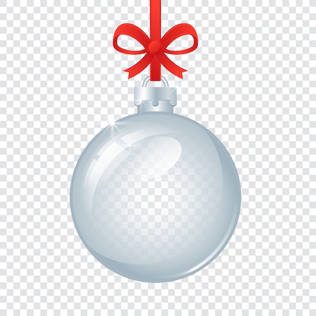 Free vector crystal christmas ball