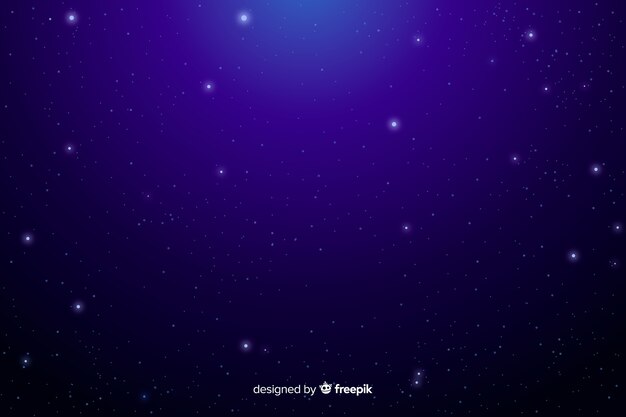 Crystal-clear sky with stars background