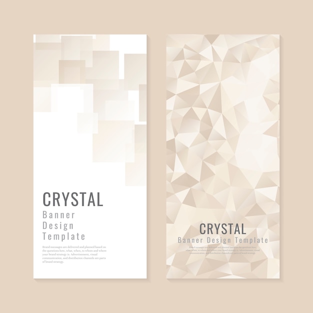 Free vector crystal textured background collection