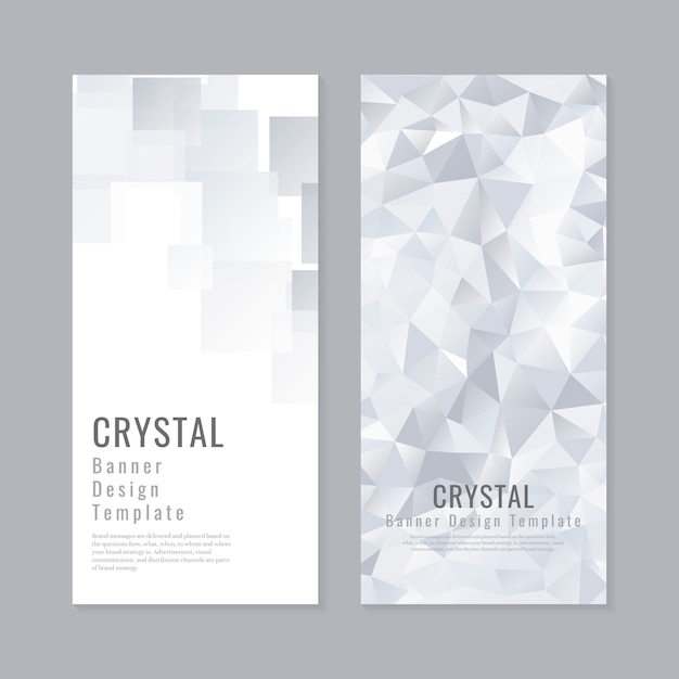 Free vector crystal textured background collection