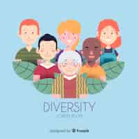 Free vector cultural diversity