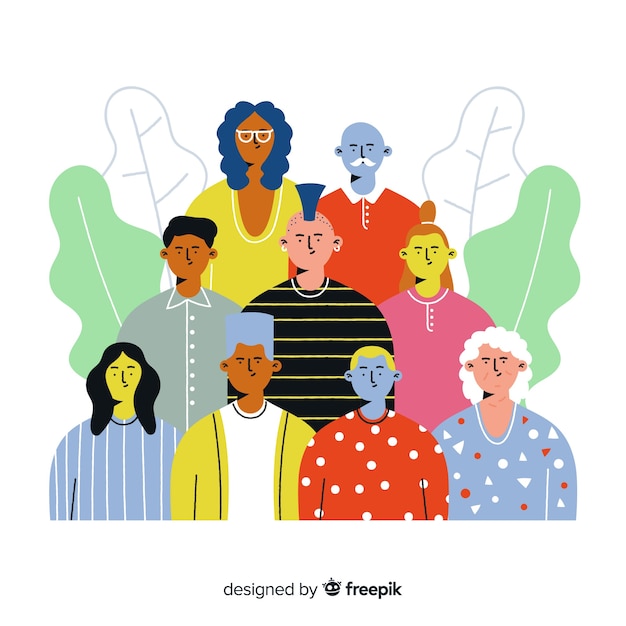 Free Vector cultural diversity