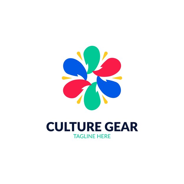 Culture logo design template